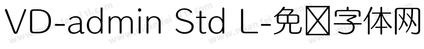 VD-admin Std L字体转换
